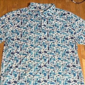 PGA Tour Pro Series Geometric Polo